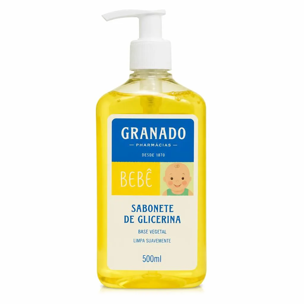 1 Frasco — Sabonete Líquido de Glicerina Granado Bebê 500ml